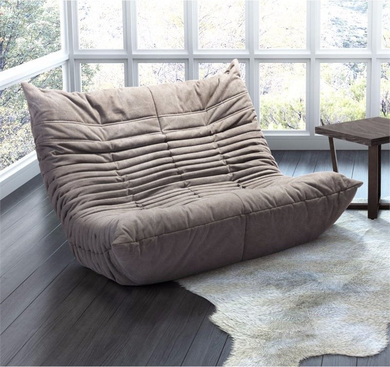 Zuo Modern Down Low Loveseat Gray