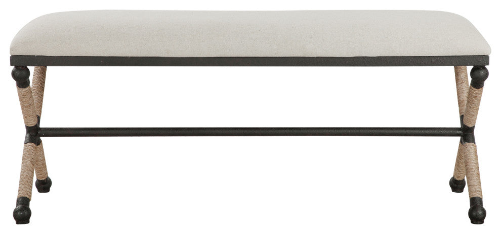 Uttermost Firth Oatmeal Bench 23528