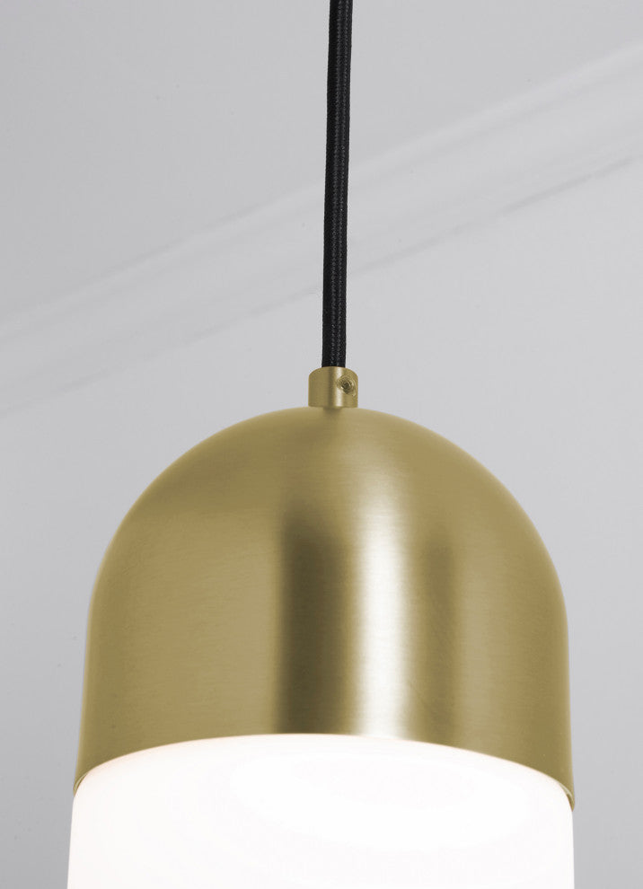 Irvine 3-Light Pendant, 120V, 45W, 5 CCT, Antique Brass, Linear