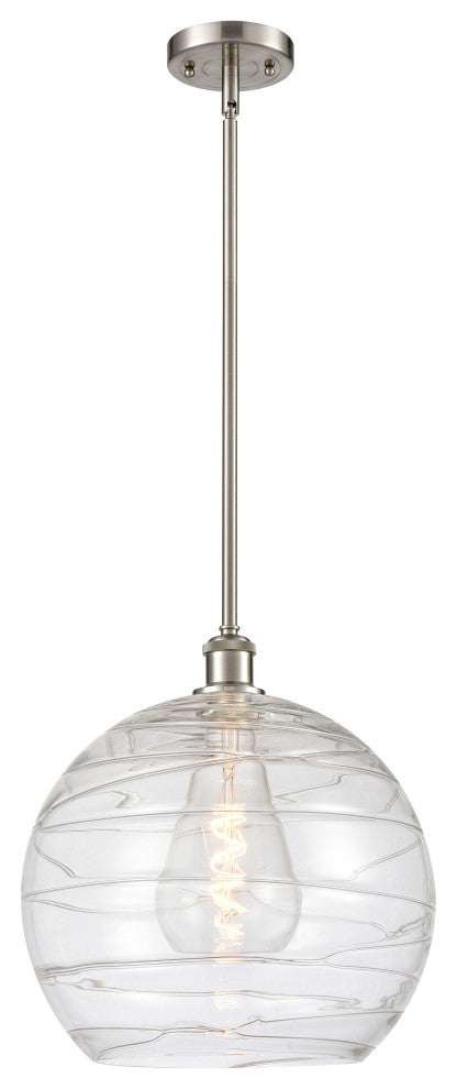 Innovations 516-1S-SN-G1213-14-LED 1 Light Pendant, Brushed Satin Nickel