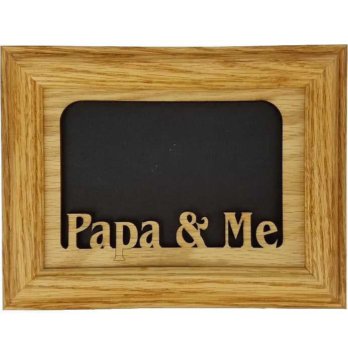 Papa and Me Oak Picture Frame, 5"x7"