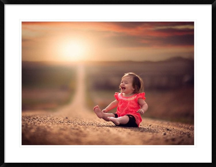 "Feelin Good" Framed Digital Print by Jake Olson, 38"x29"
