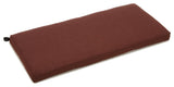 45"x19" Outdoor Spun Polyester Loveseat Cushion, Cocoa