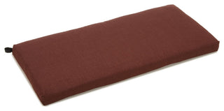 45"x19" Outdoor Spun Polyester Loveseat Cushion, Cocoa