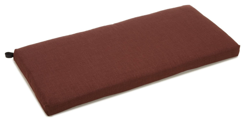 45"x19" Outdoor Spun Polyester Loveseat Cushion, Cocoa