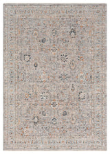 Manor Sarouk Machine Made Indoor Area Rug, 2'6"x7'5", Charcoal