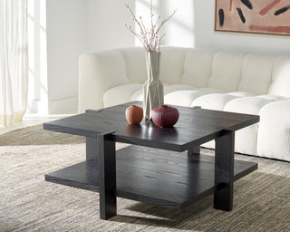 Safavieh Couture Quigley Square Coffee Table, Black