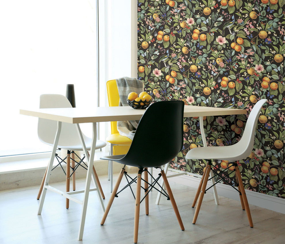 Citrus Peel and Stick Wallpaper