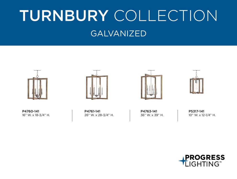 Progress Lighting Turnbury 4-Light Chandelier