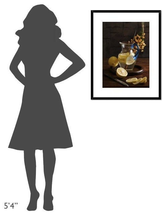 "Life And Lemons" Framed Digital Print by Luiz Laercio, 23"x30"