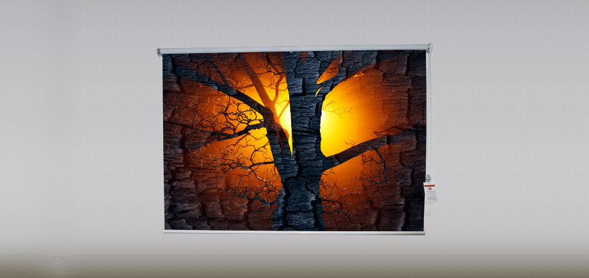 "Sun Tree" Artwork, 3' Shade, Fabric, Right