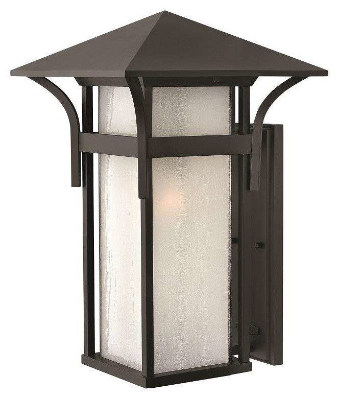 Hinkley Harbor 1 Light Satin Black Wall Lantern, 2579SK