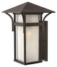 Hinkley Harbor 1 Light Satin Black Wall Lantern, 2579SK