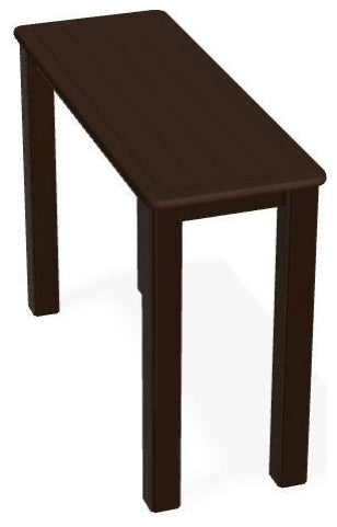10" x 27" Marine Grade Outdoor End Table, Kona