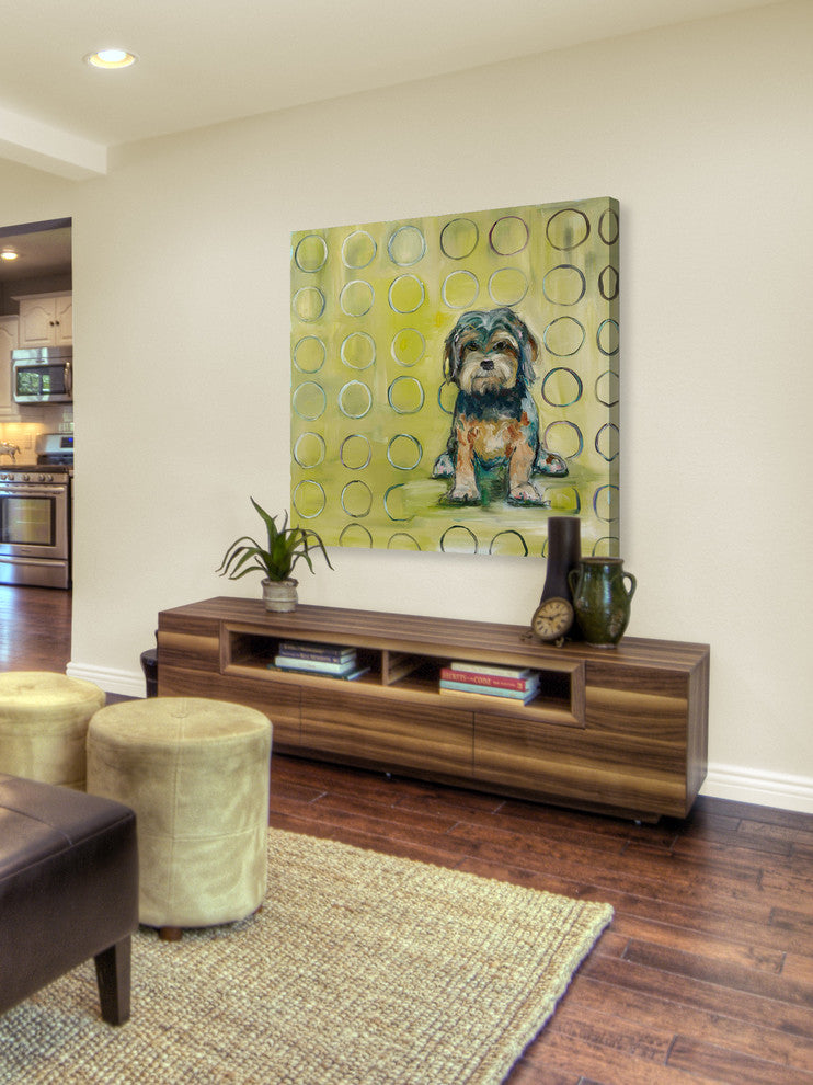 "Baxter" Painting Print on Canvas by Tori Campisi