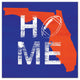 Florida Football State Pride 16x16 Canvas Wall Art