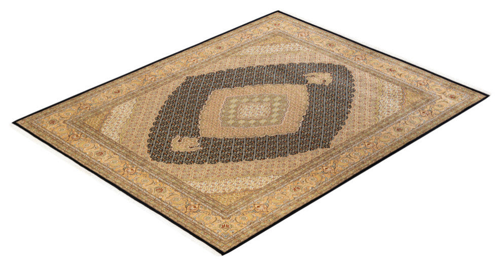 Mogul, One-of-a-Kind Hand-Knotted Area Rug Black, 8'0"x10'1"
