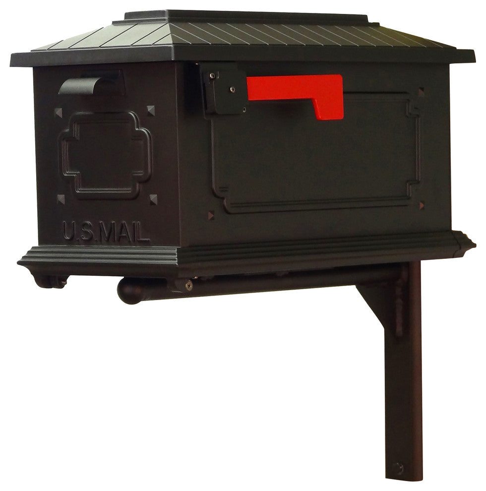 Kingston Curbside Mailbox With Ashley Front Single Mailbox Mounting Bracket