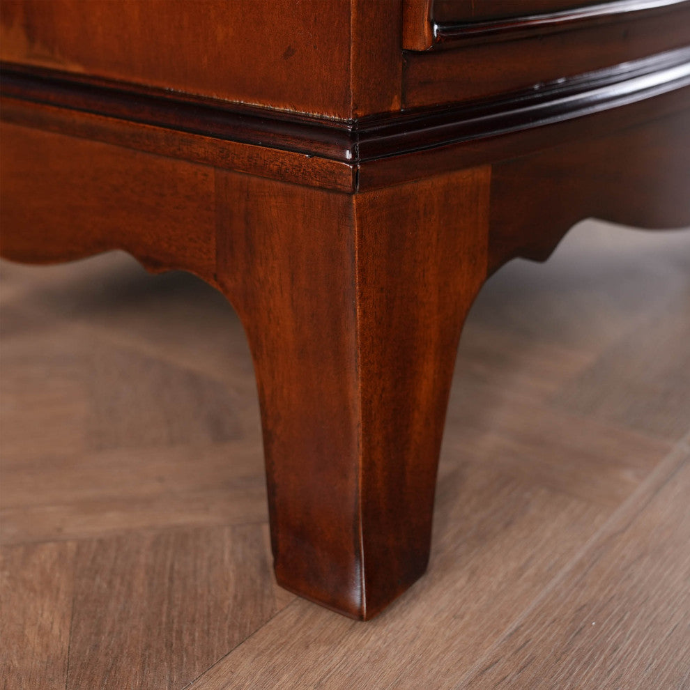 Mahogany Hidden Drawer Desk