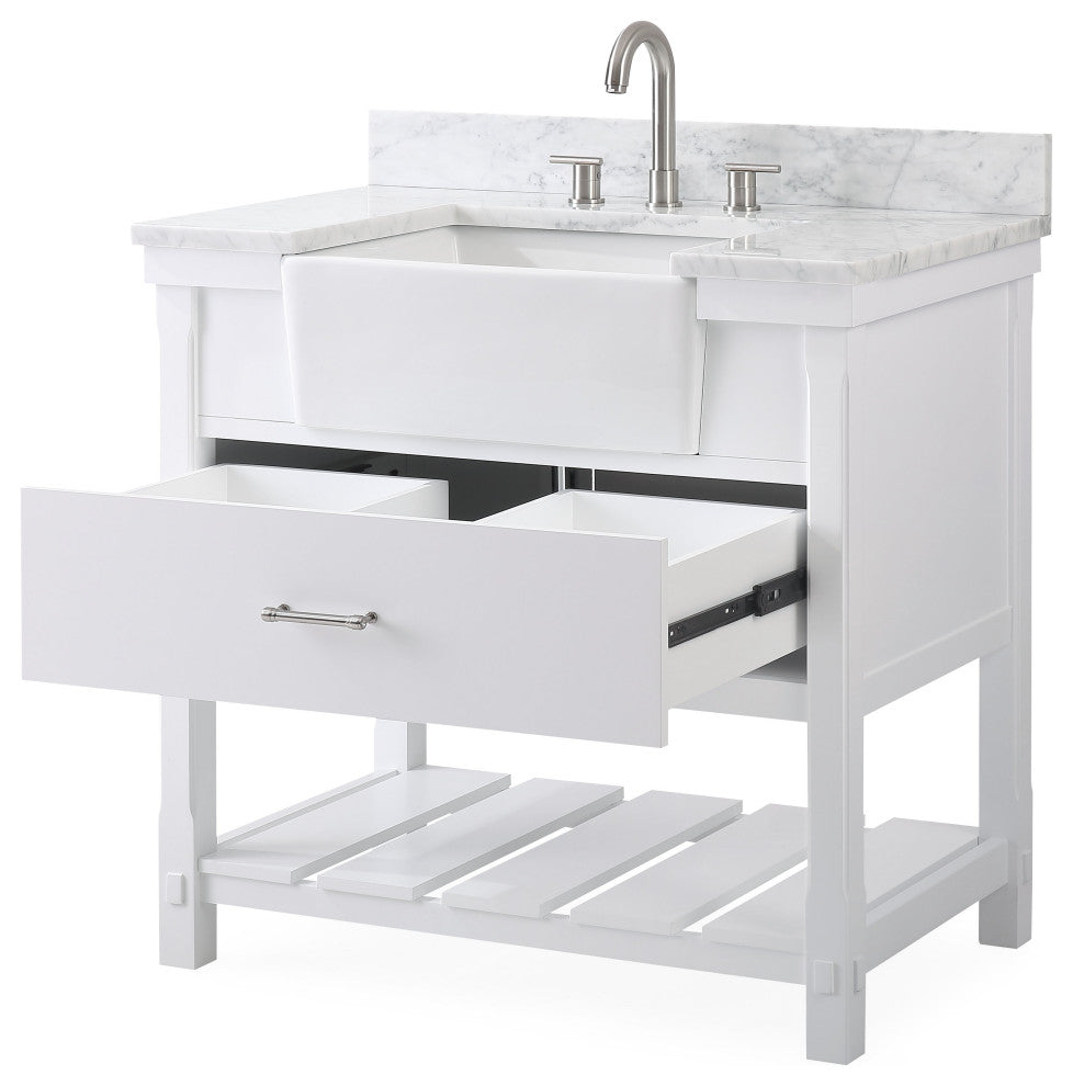 36" Kendia Farmhouse Sink Bathroom Vanity