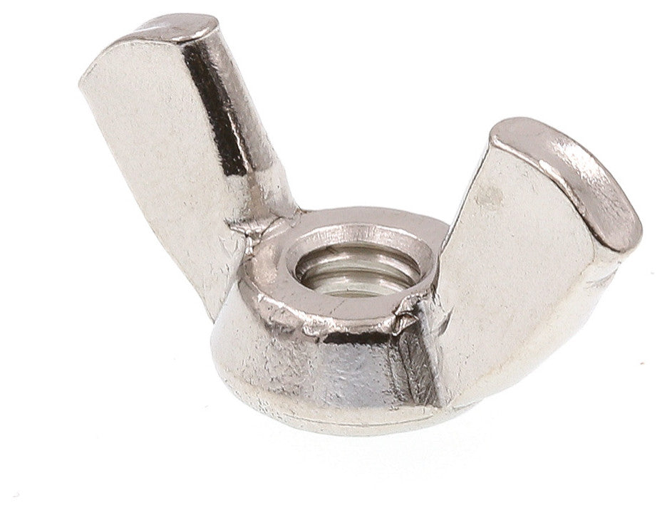 Wing Nuts, Cold-Forged #12-24 Grade 18-8 Stainless Steel 10PK