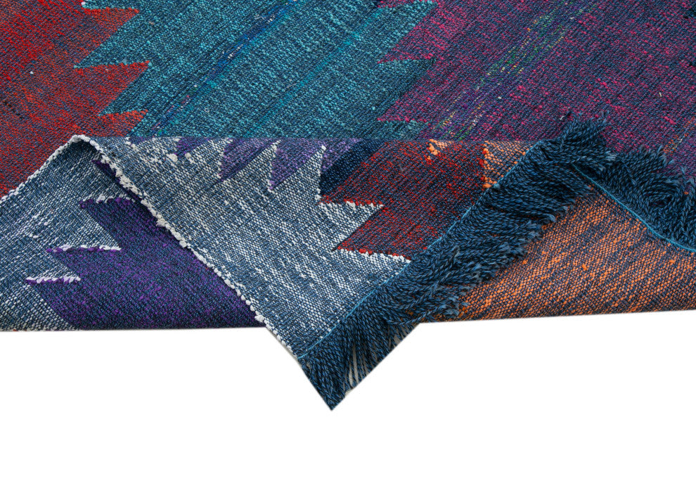 Rug N Carpet - Hand-knotted Turkish 8' 2'' x 11' 7'' Unique Wool Kilim Rug