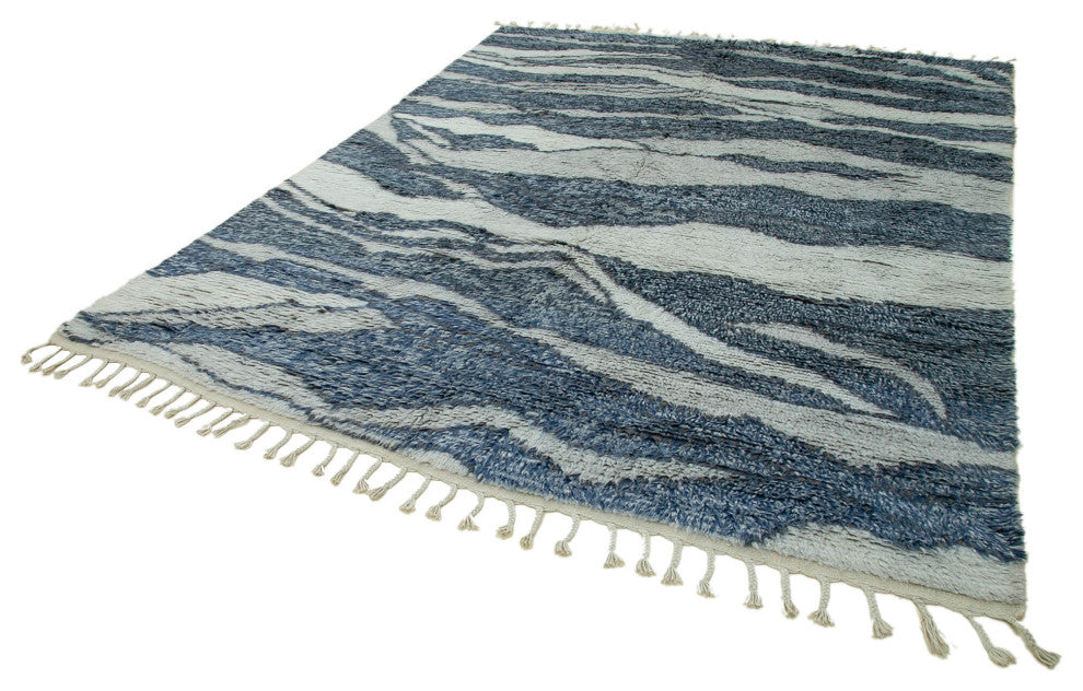Rug N Carpet - Handmade Decorative 8' 0'' x 10' 3'' Moroccan Area Rug