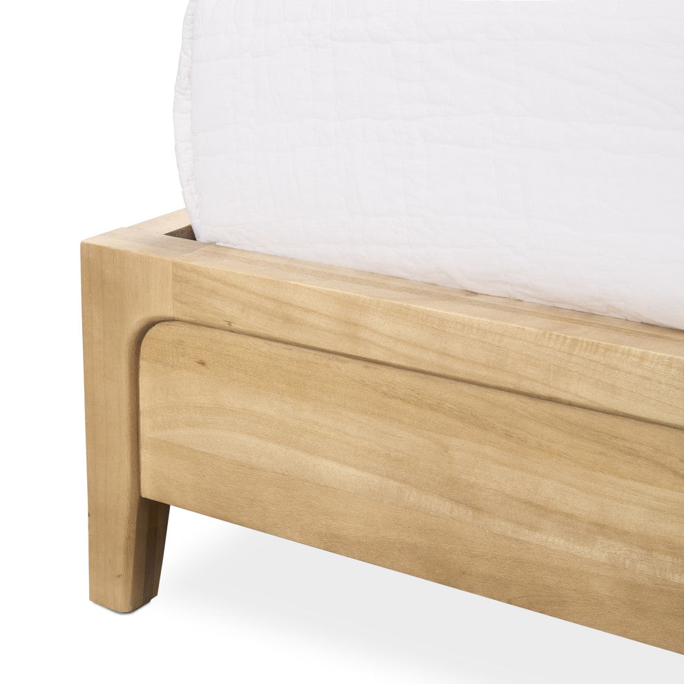 Laguna Mango Wood Platform Bed, King