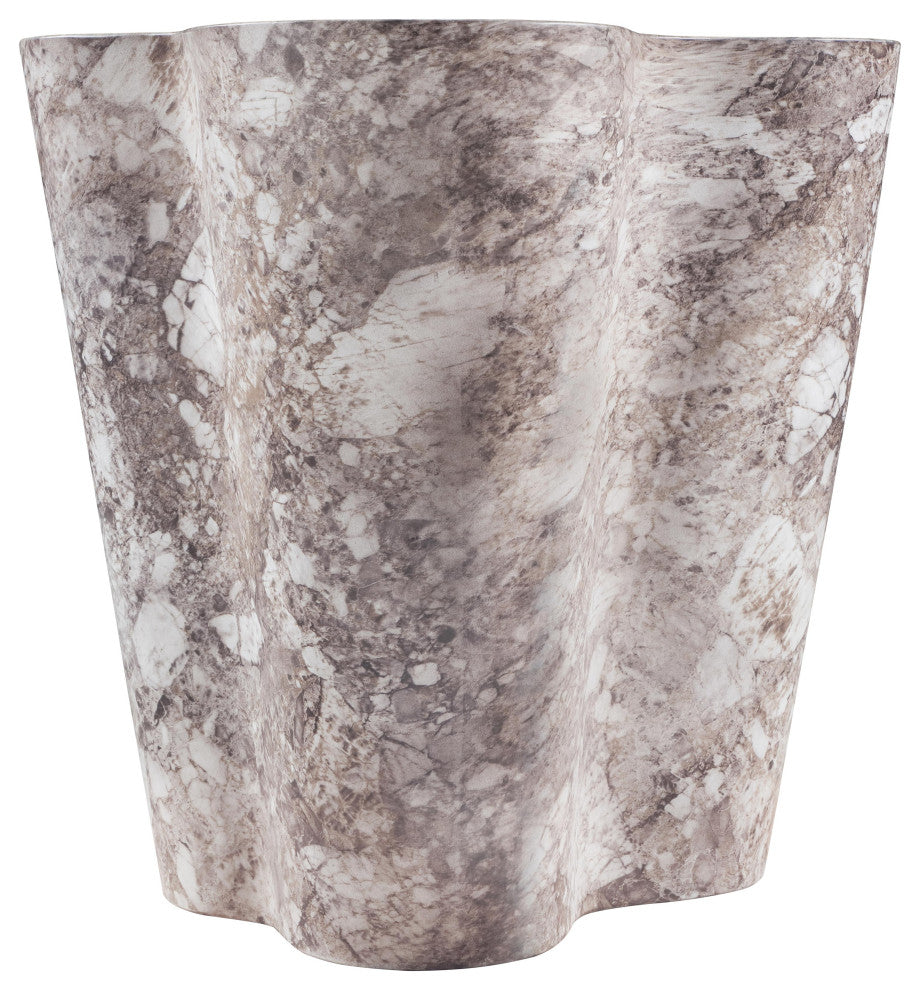 Monza Finished Concrete Indoor/Outdoor End / Side Table, Brown