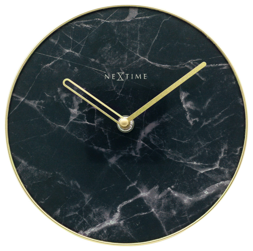 NeXtime Marble Tabletop Clock with Stand