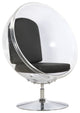 Modern Classics Ball Acrylic Chair, Black