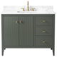 Vanity Art Freestanding Vanity, Vintage Green, 42