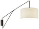 22" Wide Cilindro Textrene Swing Arm Wall Sconce