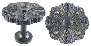 Large Eve Drapery Medallion Holdback, Burnt Gold