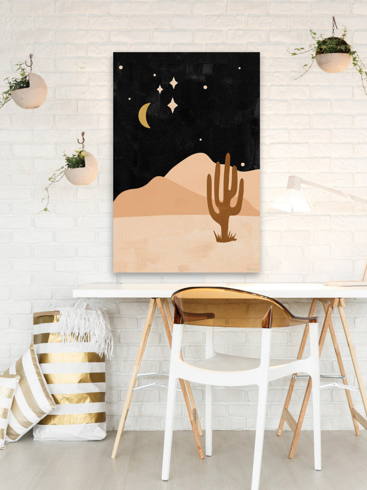 "Desert Nights" Painting Print on Wrapped Canvas, 12x18