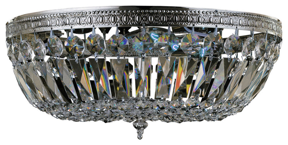 Crystorama Lighting Group 716-CL-MWP Ceiling Mount 3 Light 16"W - Polished