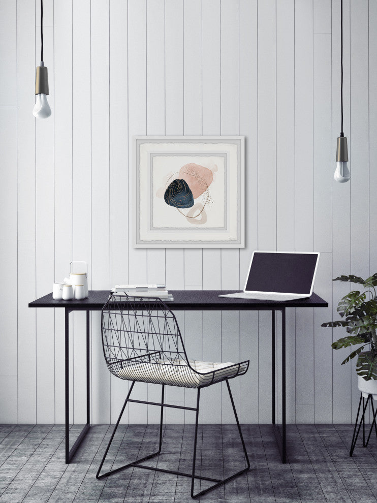 "Magnetic Field" Framed Painting Print, 24x24