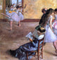 Edgar Degas Ballet Class- The, 20"x20" Wall Decal