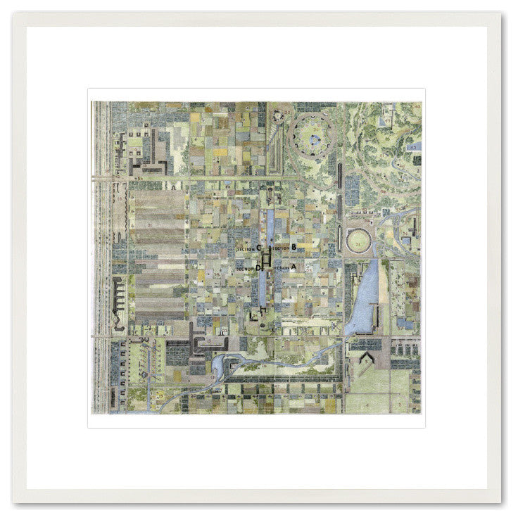 The Living City (project) (plan view), 1958