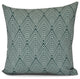 Lifeflor, Geometric Print Outdoor Pillow, Green, 18" x 18"