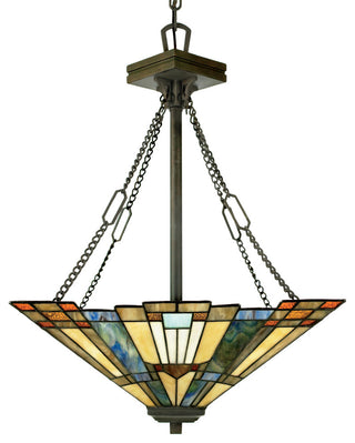 Inglenook 3-Light Pendant, Valiant Bronze