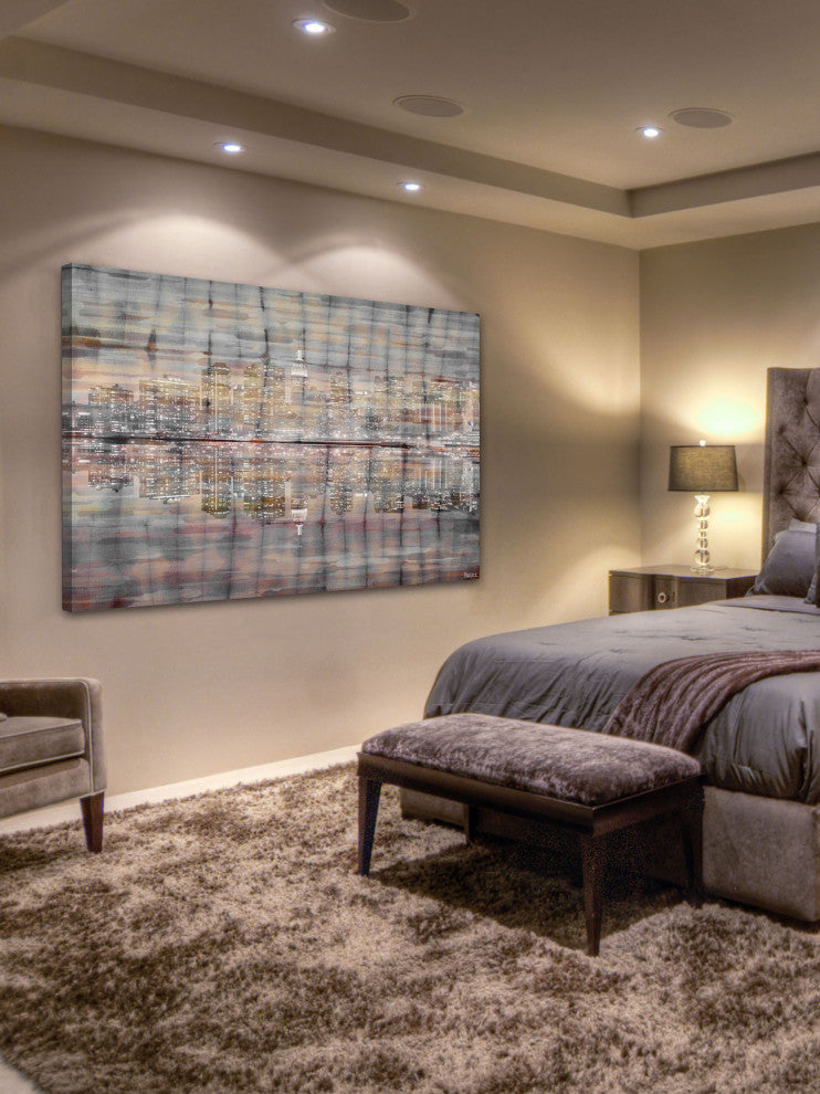 "Bright Lights" Print on Canvas, 60"x40"