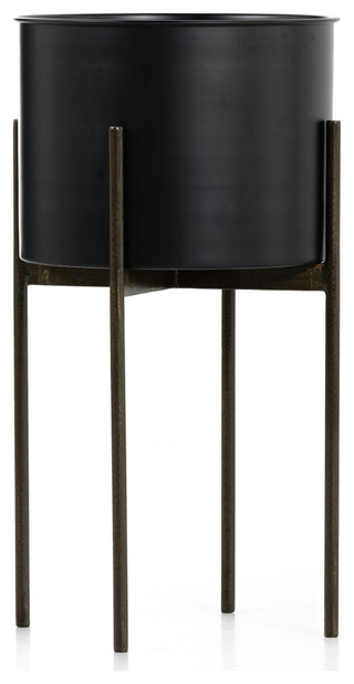 Jed Planter-Iron Matte Black