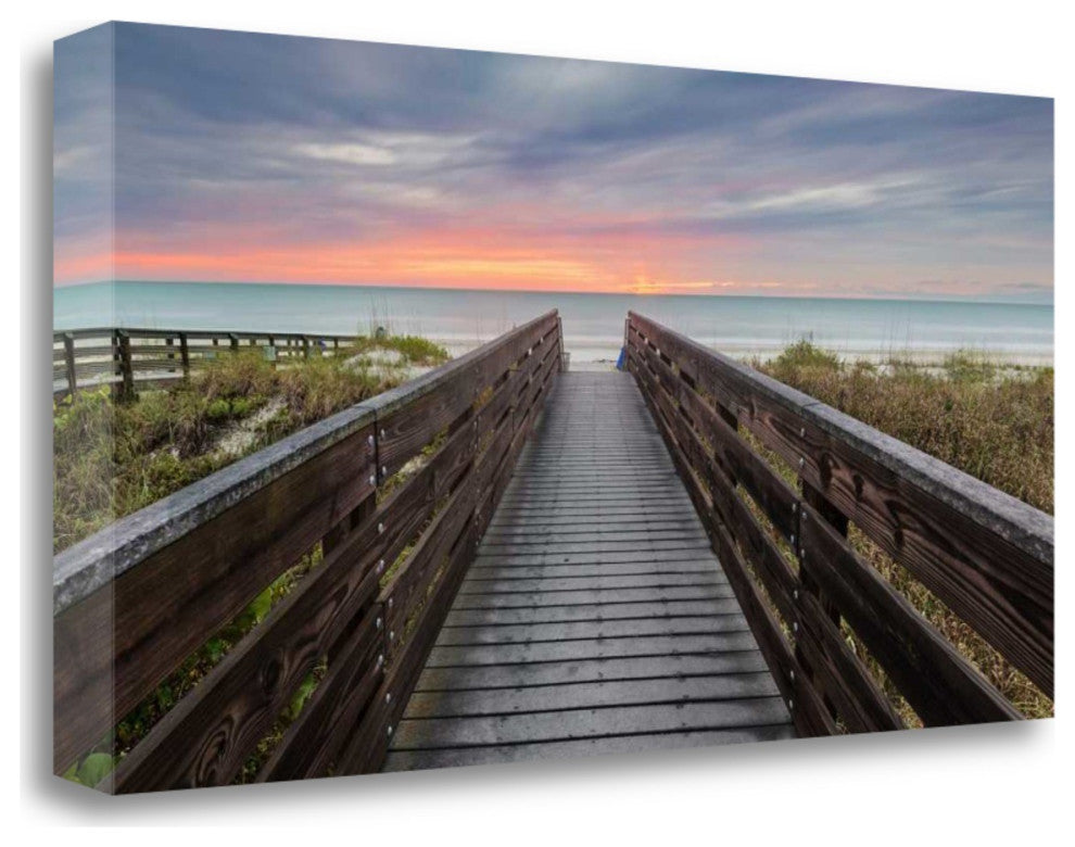 Beach Entrance 1 Giclee Wrap Canvas Wall Art