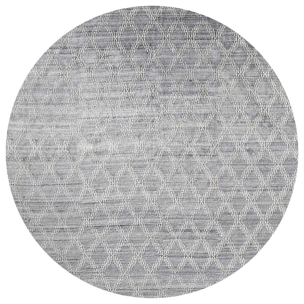 Ahgly Company Indoor Round Mid-Century Modern Area Rugs, 3' Round