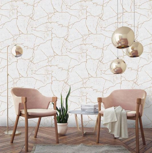 Kintsugi Gold Wallpaper, 20x396