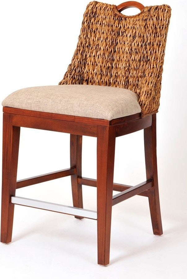 Belize Counter Chair In Sienna, Light Brown