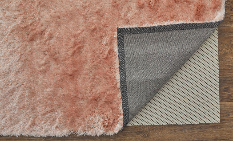 Weave & Wander Armada Plush Shag Rug, Blush, 2'x3'4"