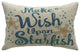 Wish Upon a Starfish Linen Pillow