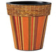 Harvest Stripe 15" Art Planter